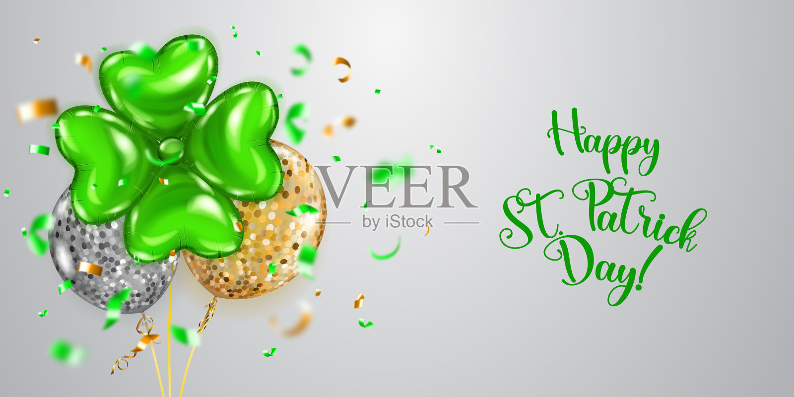 在圣帕特里克节插画图片素材