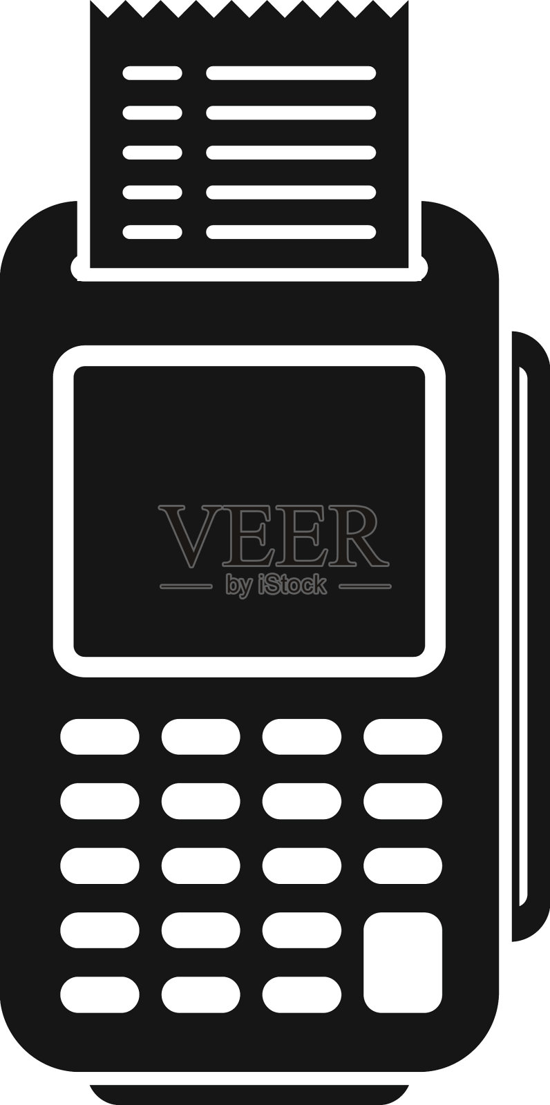 支付终端图标简单的钱支付设计元素图片