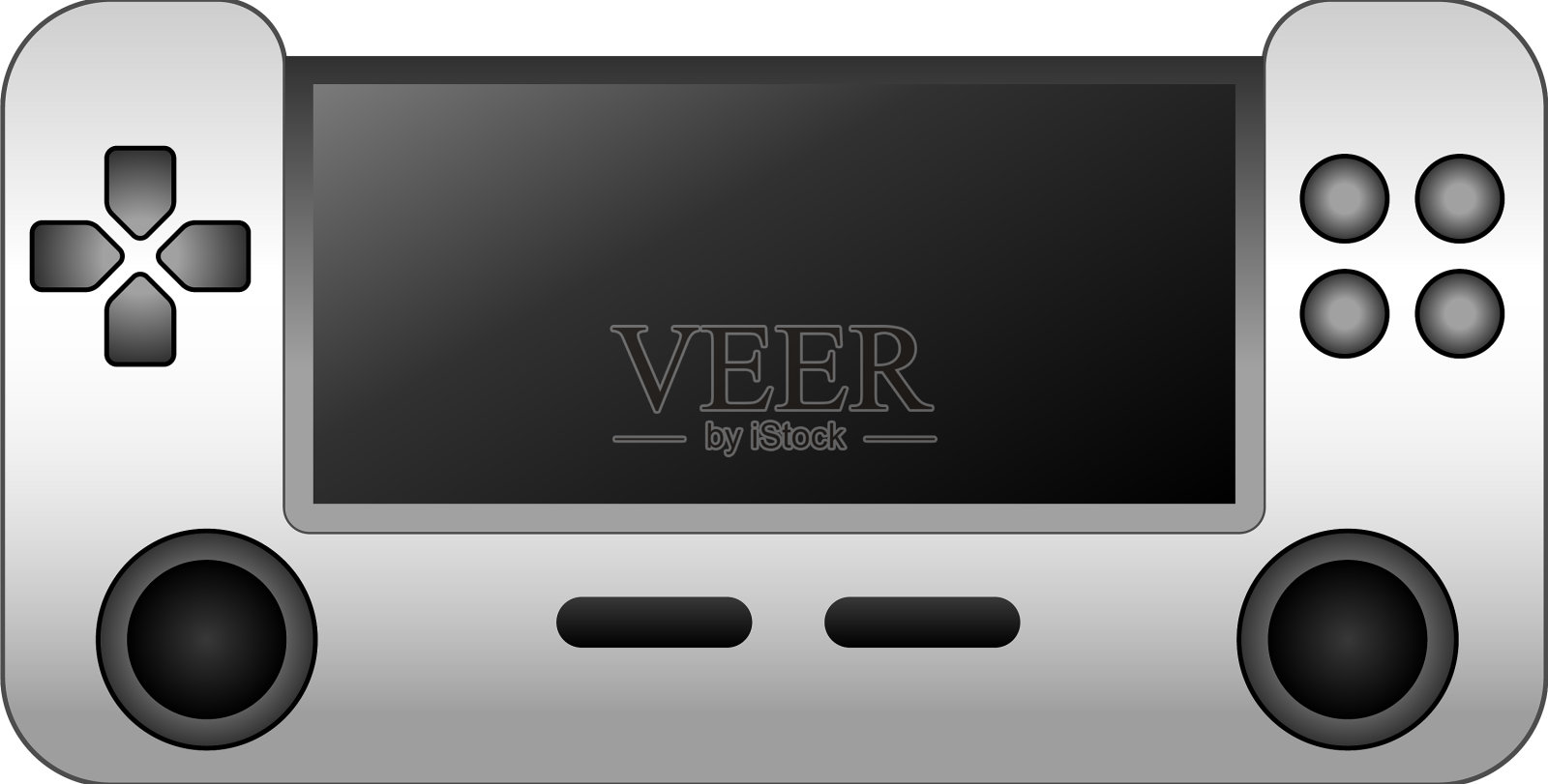 显示摇杆图标卡通游戏控制设计元素图片