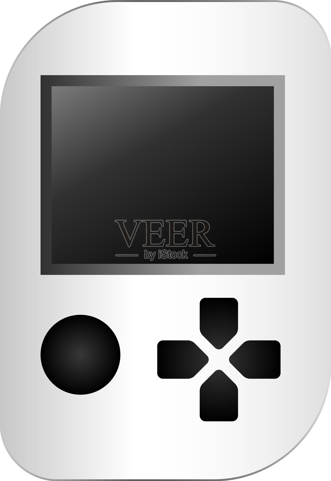 便携式游戏机图标卡通设计元素图片