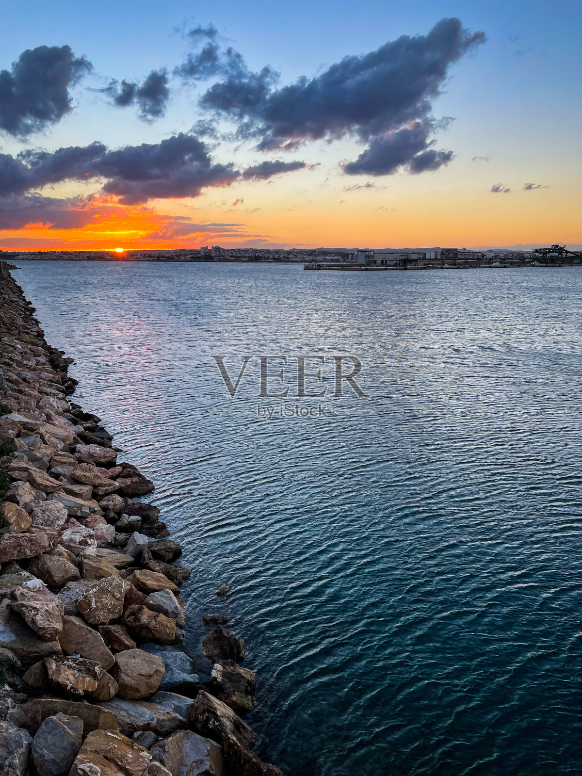 Torrevieja日落照片摄影图片