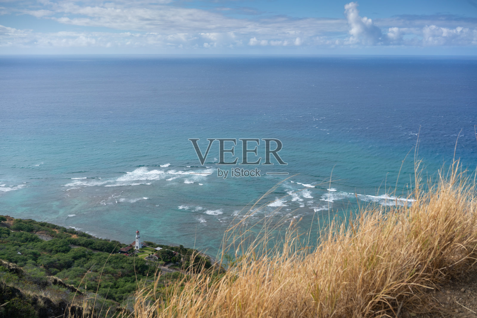 夏威夷的大海，清澈的海水照片摄影图片