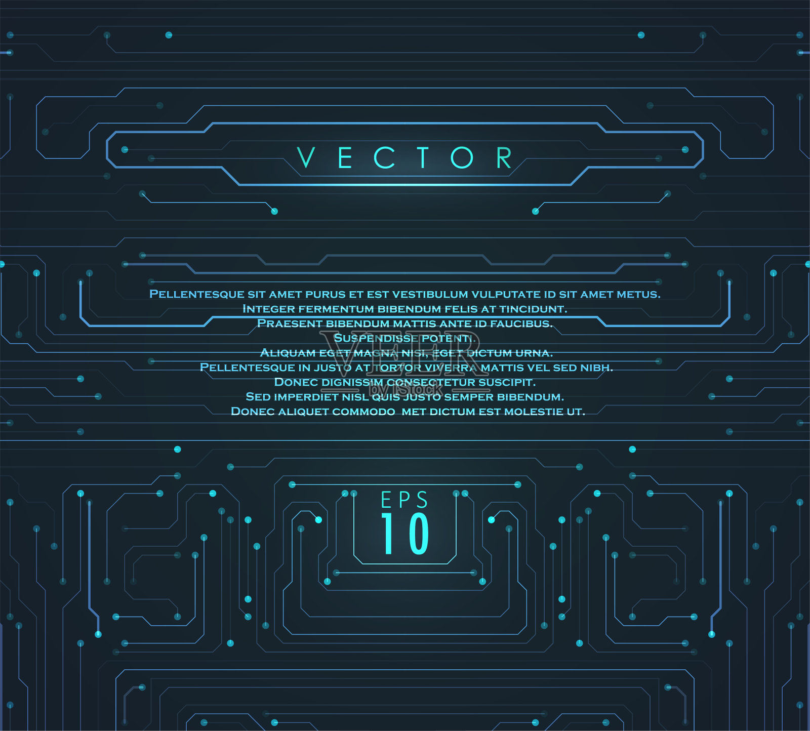 摘要电路板背景插画图片素材