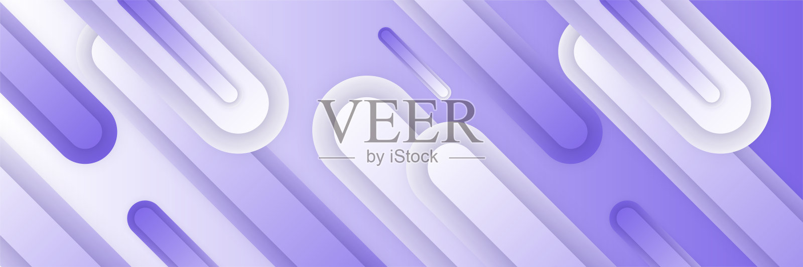 向量抽象图形设计旗帜图案背景模板。紫色紫色抽象旗帜背景插画图片素材