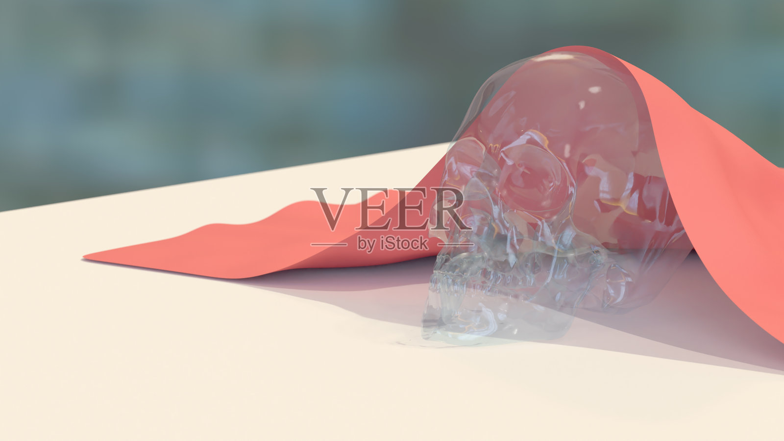 一幅抽象的景象，使人联想到尘世万物的脆弱。照片摄影图片