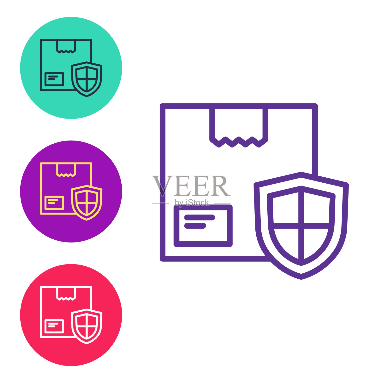 用屏蔽图标设置线路交付安全性图标素材