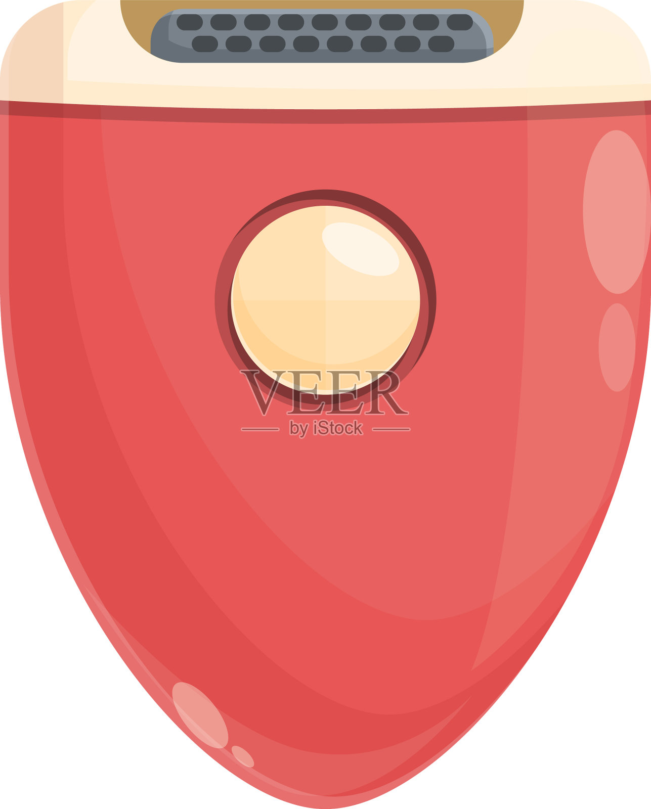 脱毛工具图标卡通脱毛设计元素图片