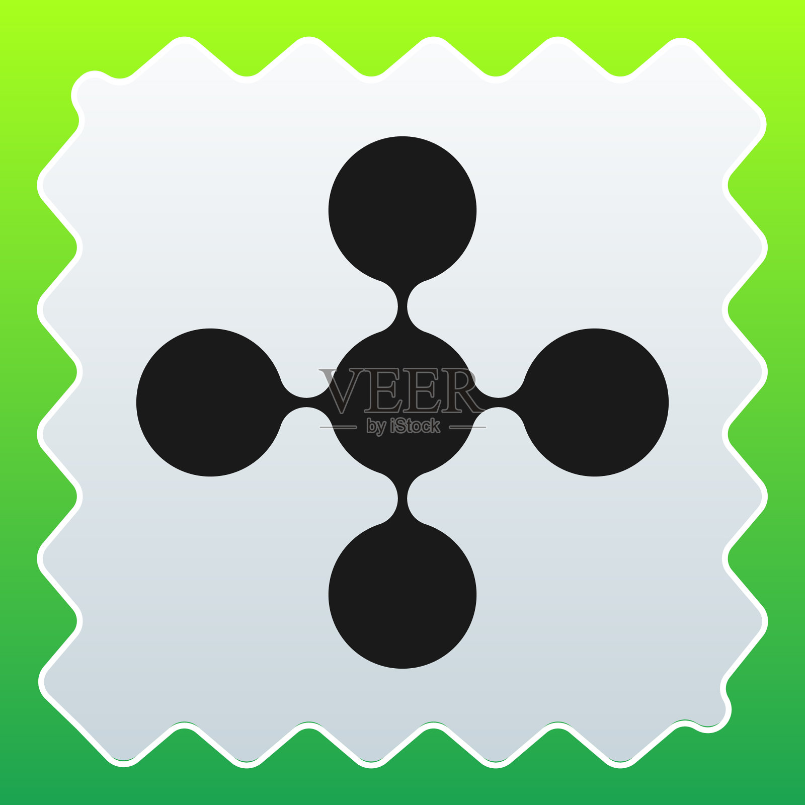 互联圈节点为科技科技图标素材