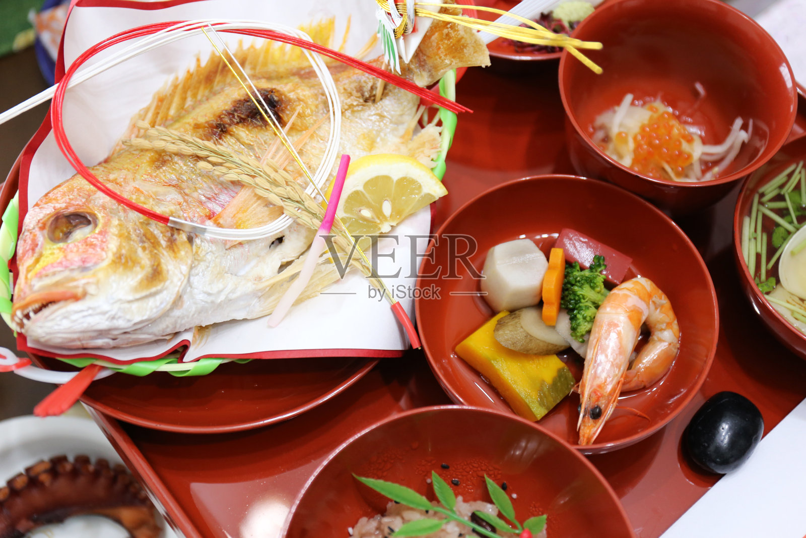 婴儿庆祝餐照片摄影图片