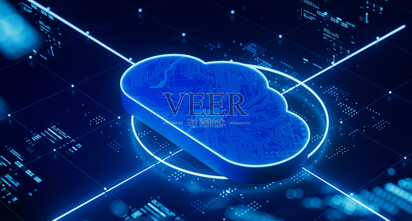 云计算备份网络安全指纹身份加密技术照片摄影图片