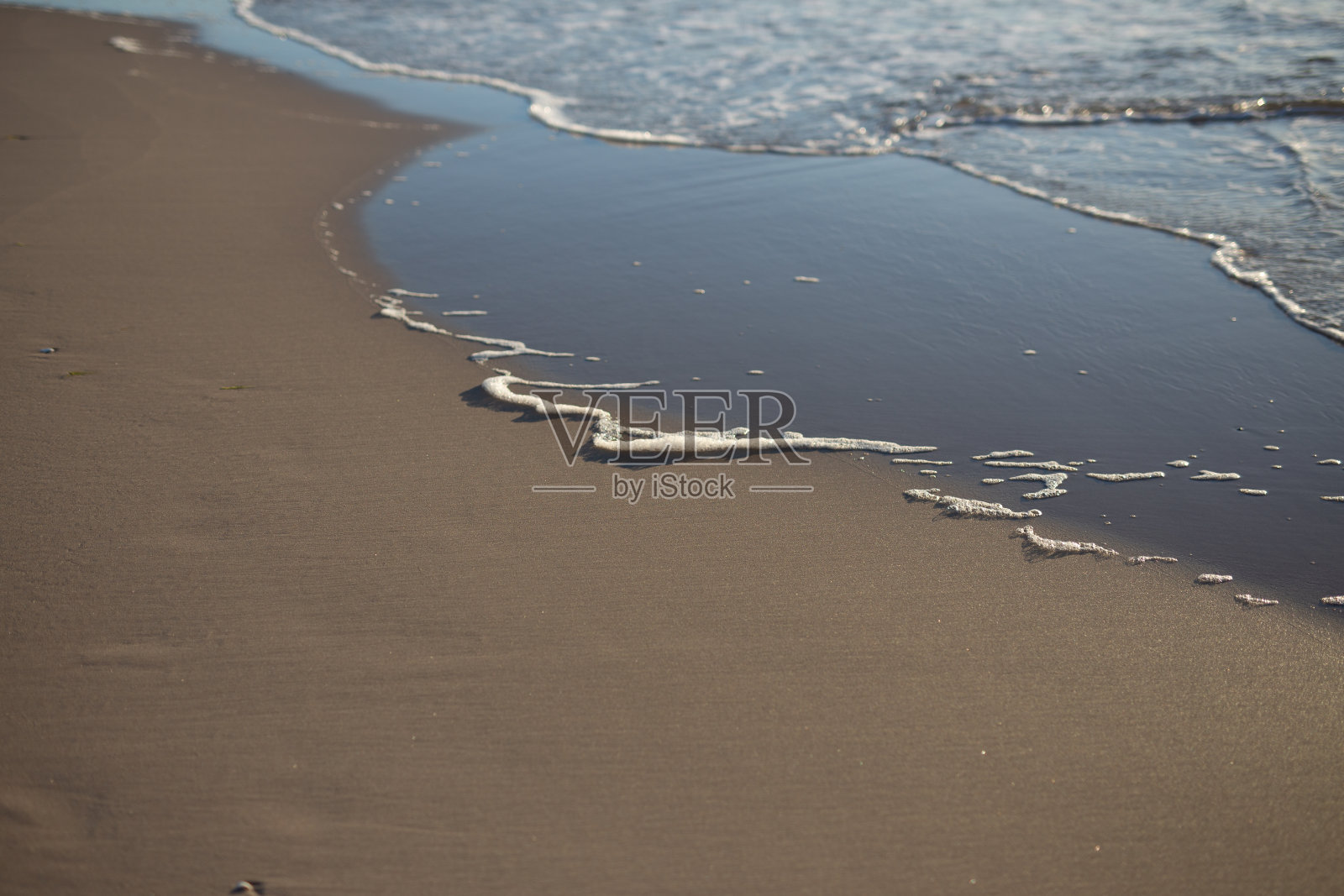 沙子，海浪，波罗的海，波兰照片摄影图片