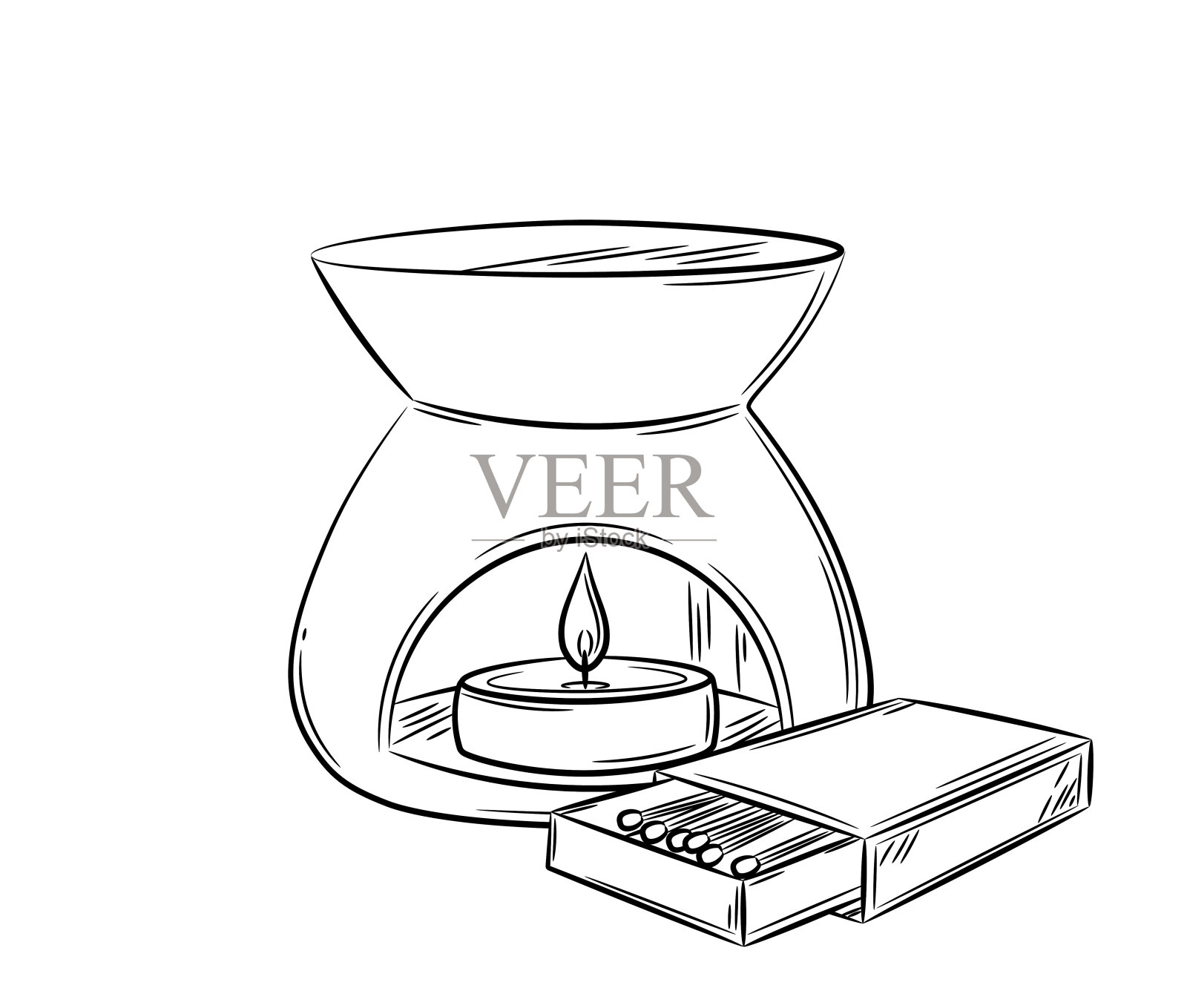 精油扩散器插画图片素材