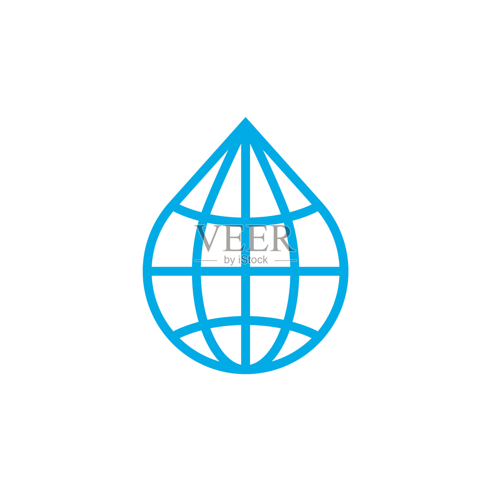 球形水滴图标素材