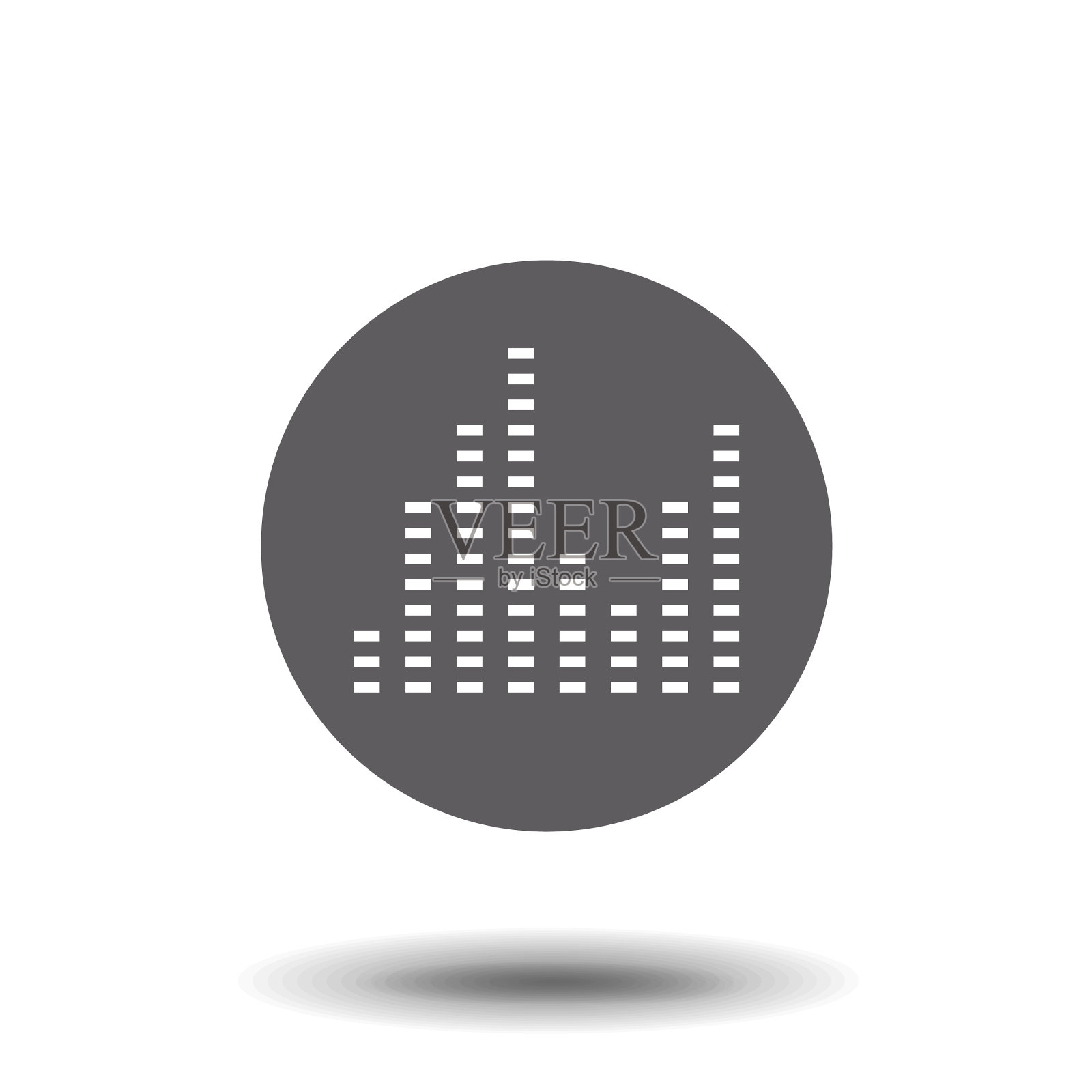 均衡器音乐扁平图标符号股票网图标素材