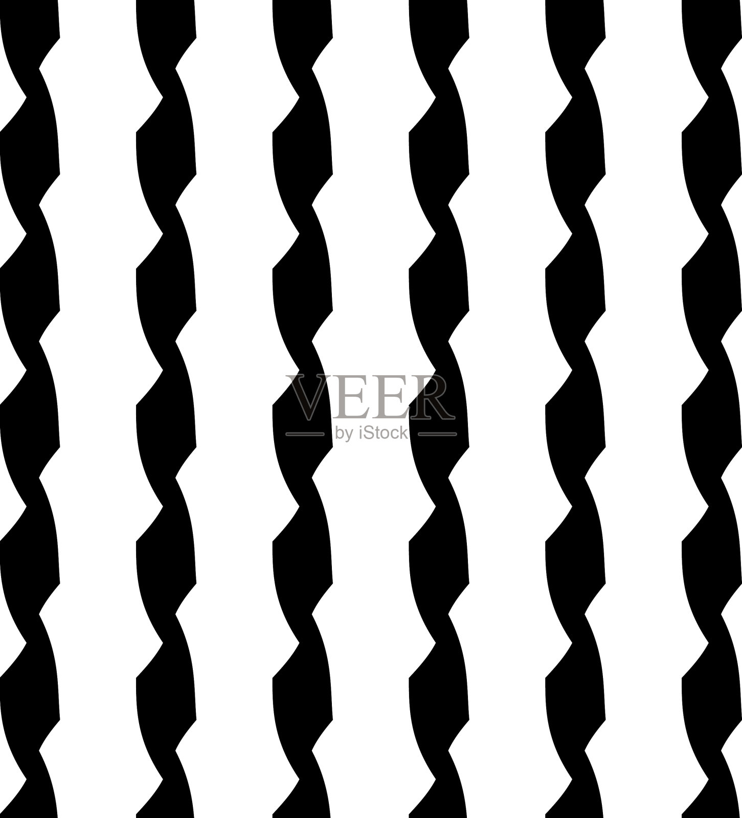 无缝可重复的抽象几何图案插画图片素材