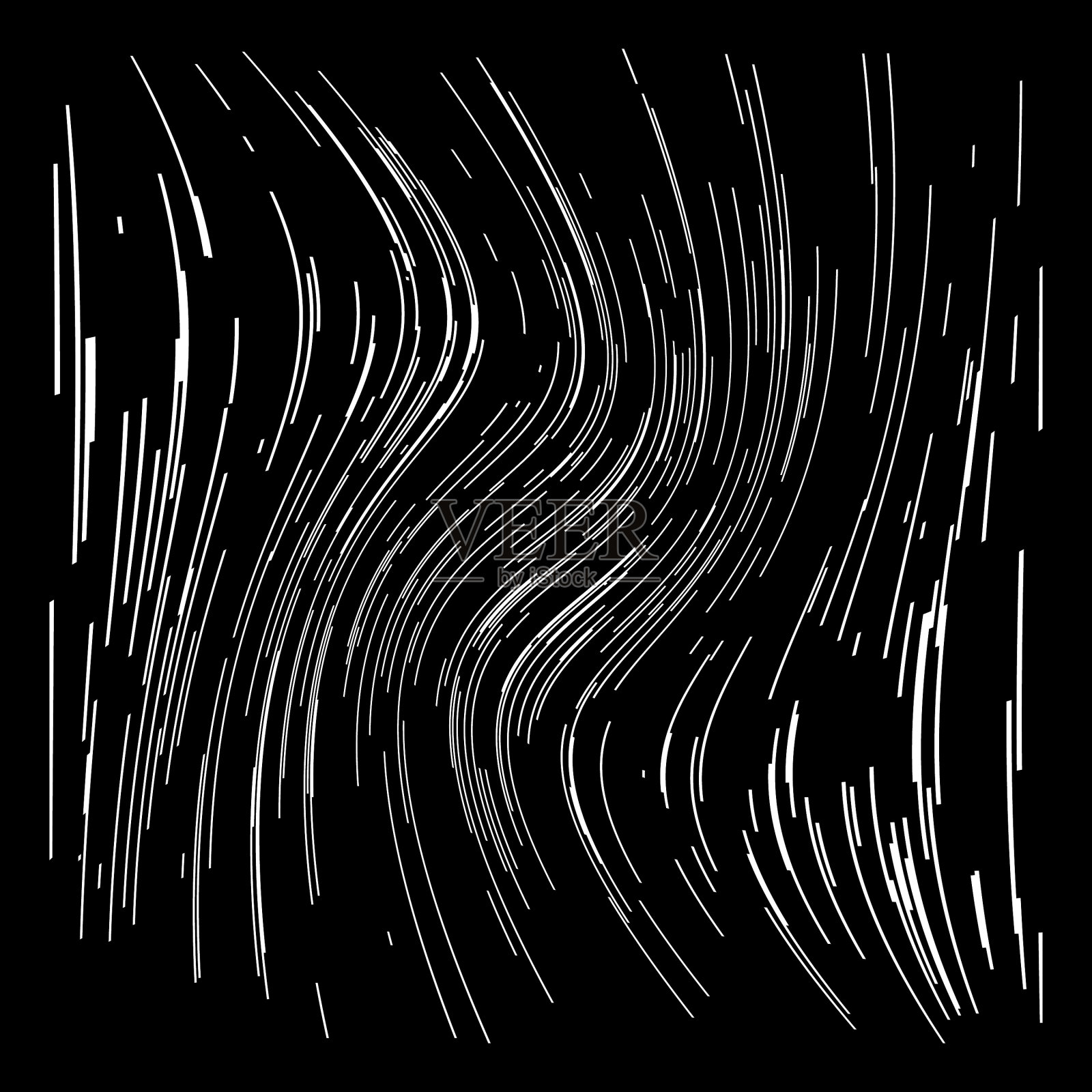 波浪纹波浪条纹图案纹理插画图片素材