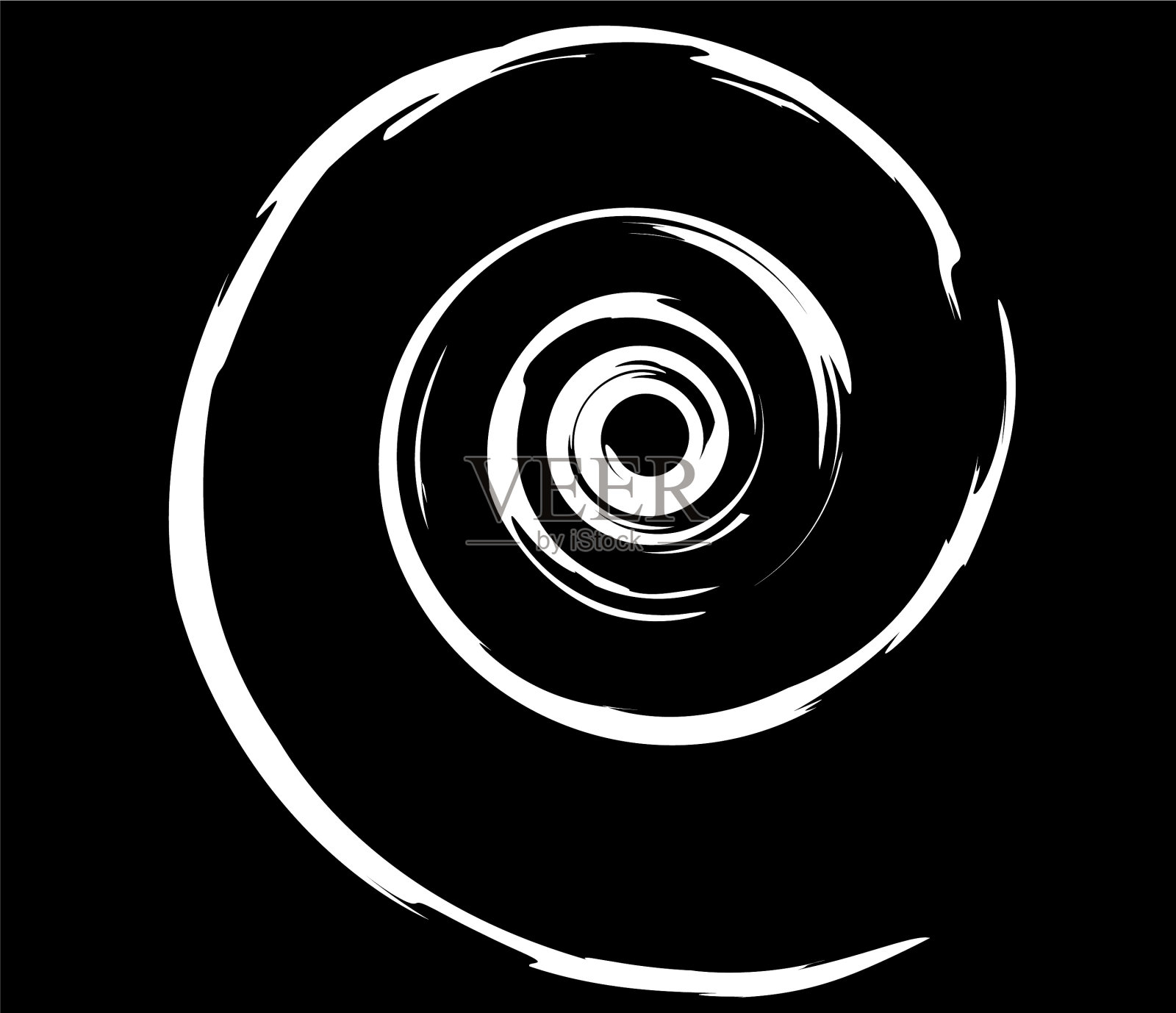 螺旋旋流和旋流的抽象设计插画图片素材
