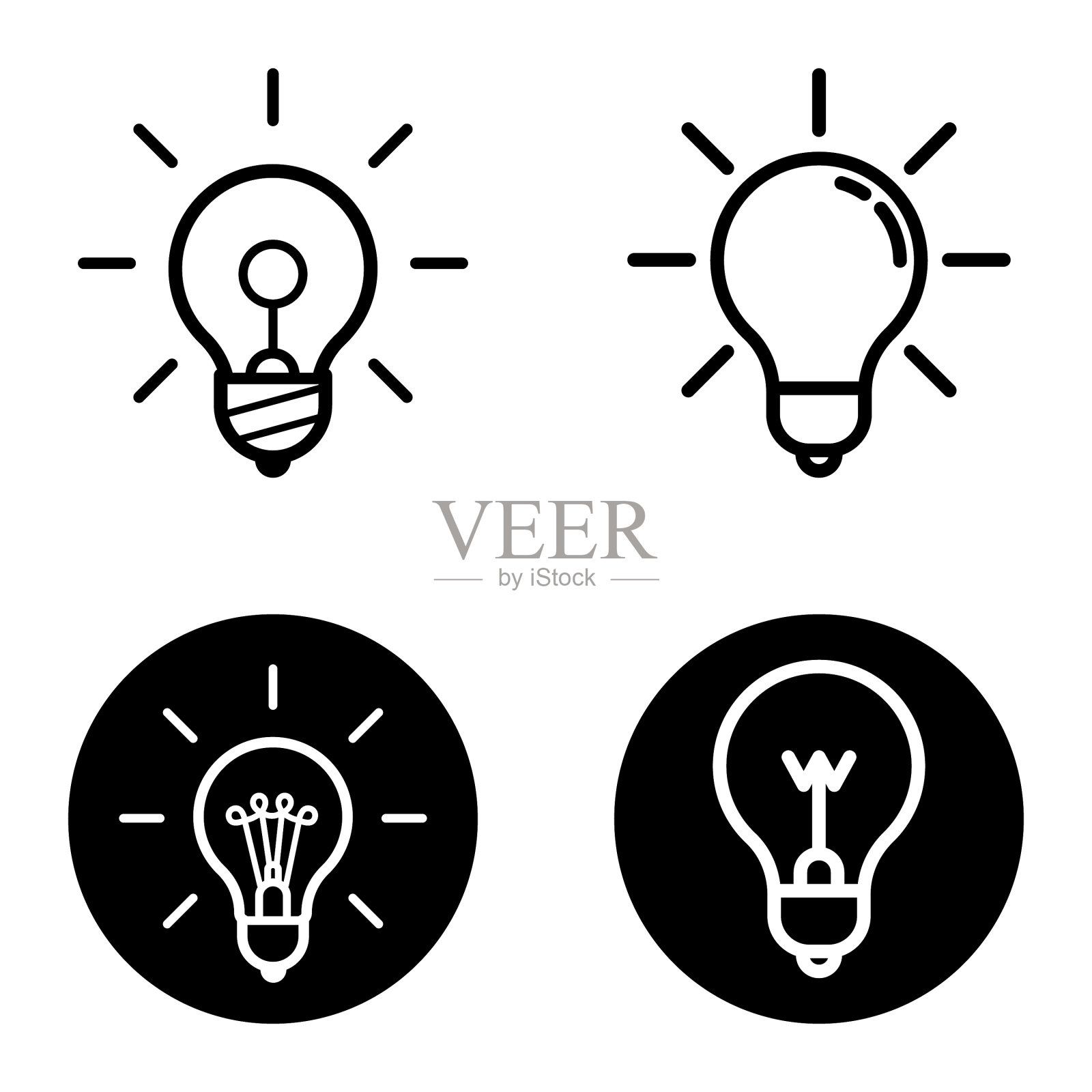1-3平面图标被隔离在白色上图标素材