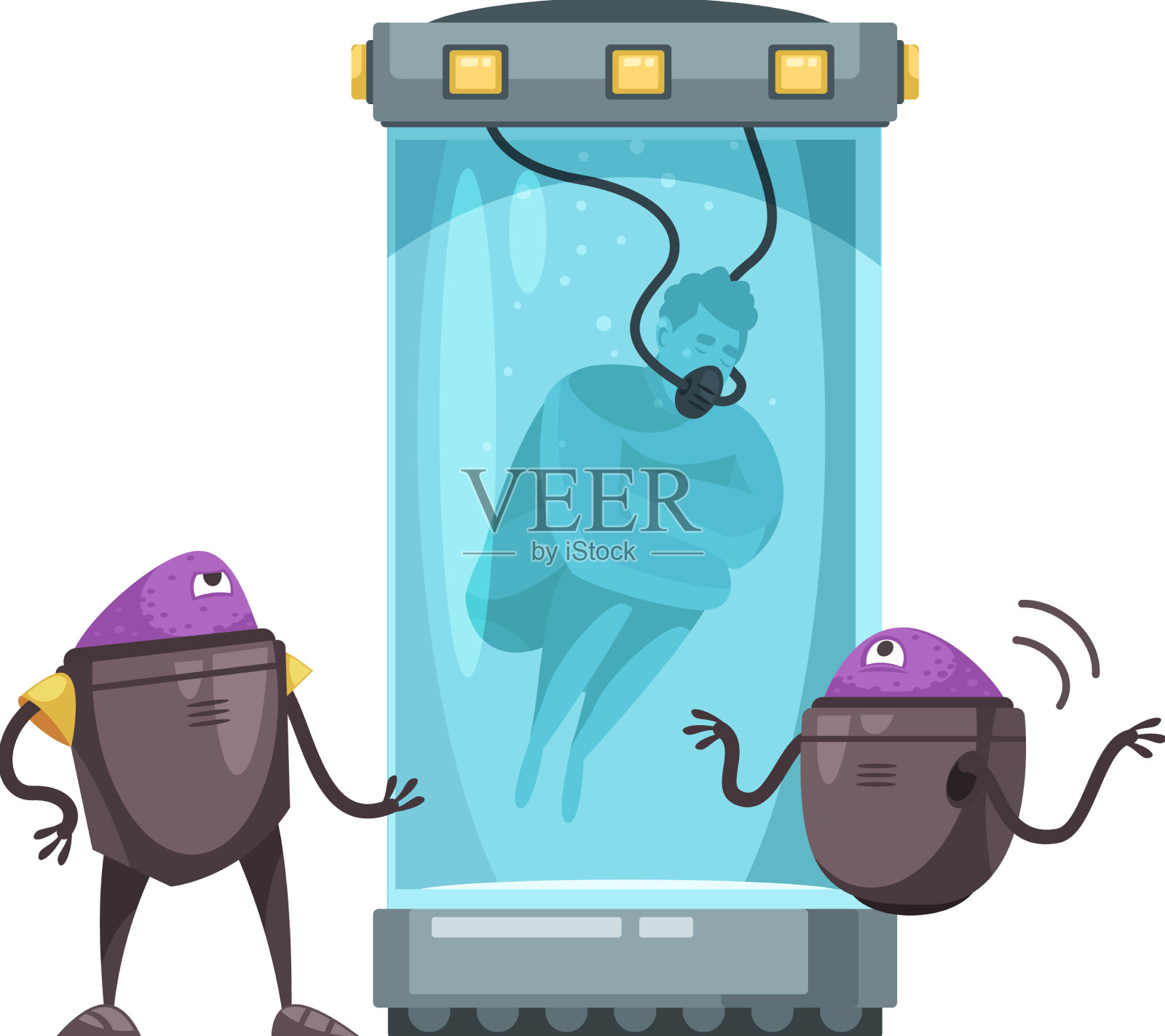 卡通的外星人设计元素图片