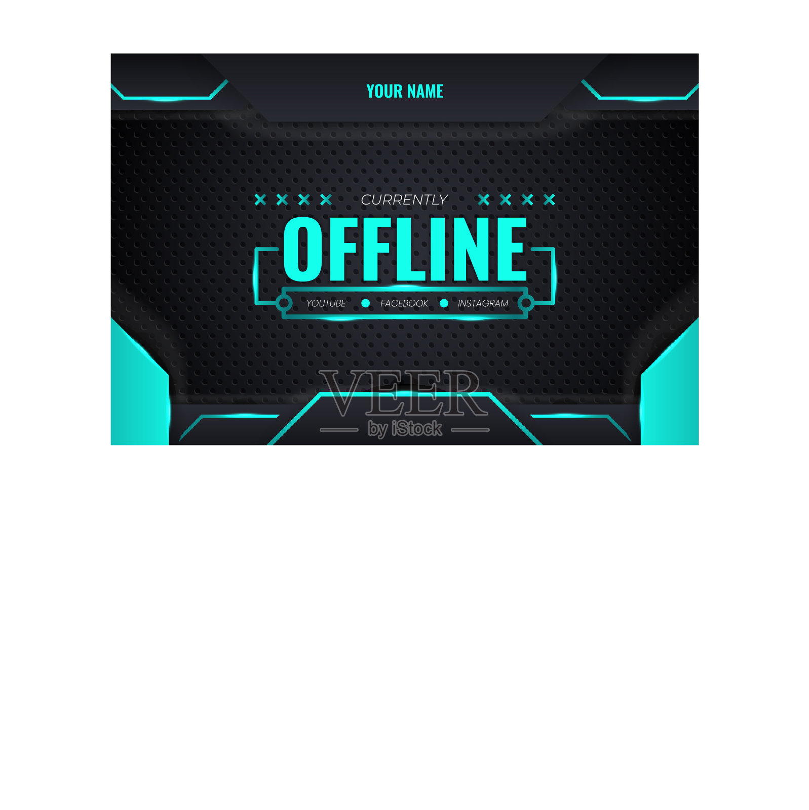 离线流媒体未来游戏背景插画图片素材