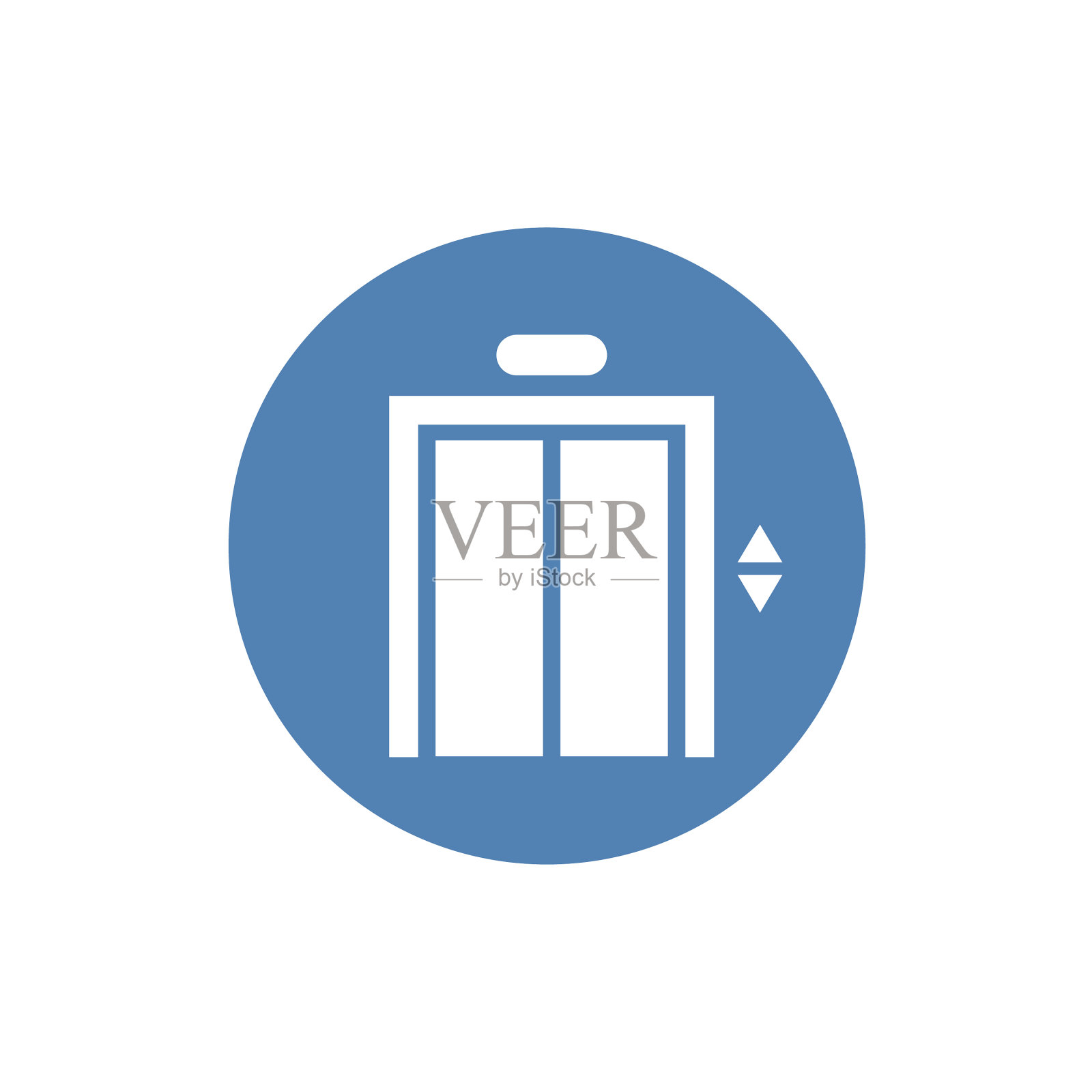 电梯图标隔离标志符号图标素材