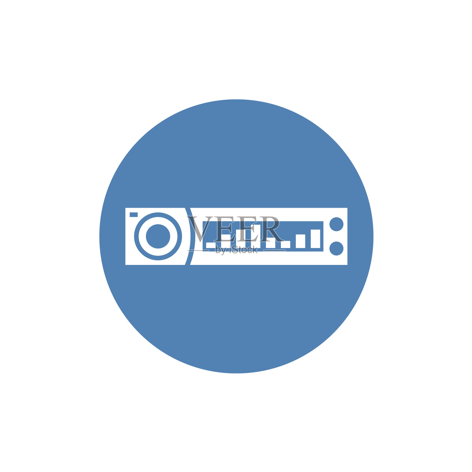 汽车收音机图标简单的图形和网页设计图标素材