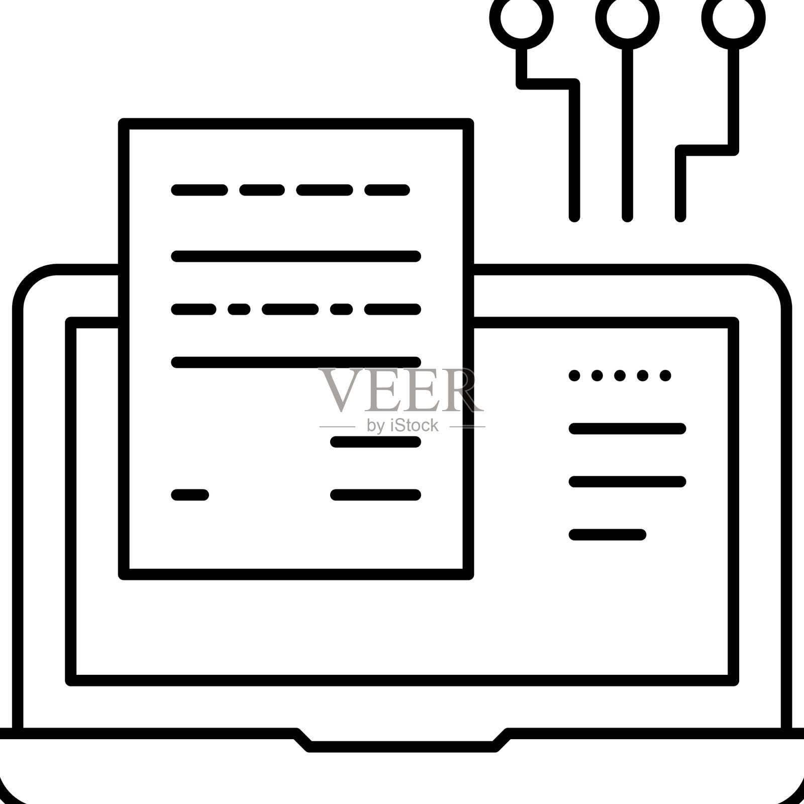 作业工作步骤和任务行图标设计元素图片