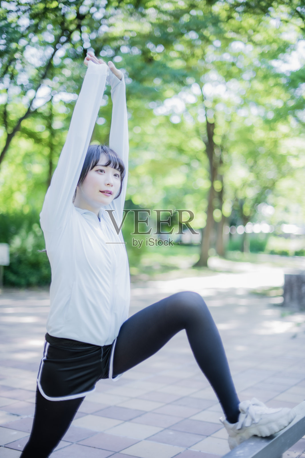 女人训练照片摄影图片
