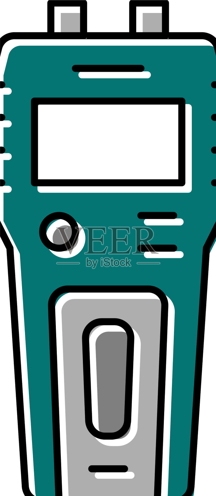 湿度计木工数字装置彩色图标设计元素图片