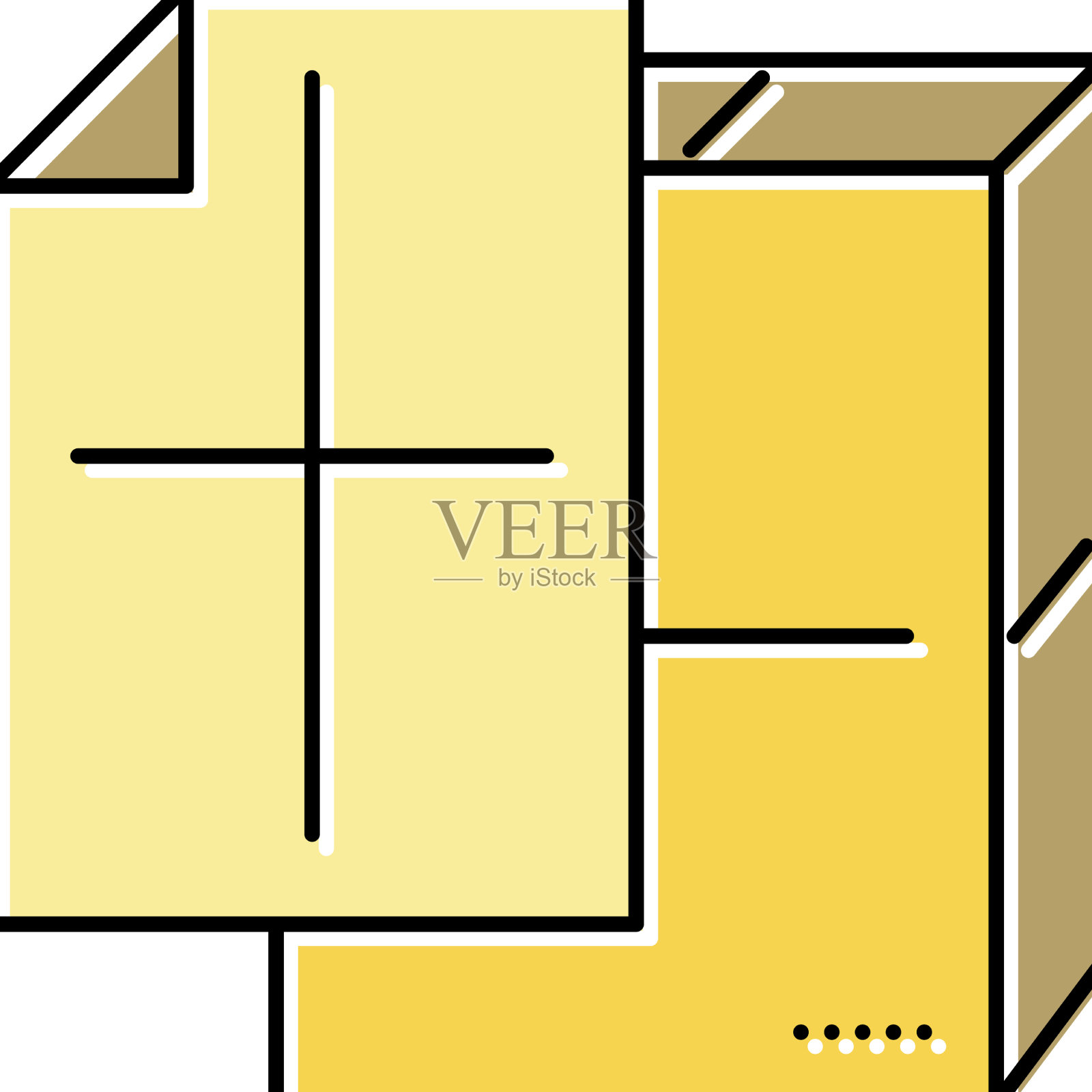 马尼拉纸彩色图标设计元素图片