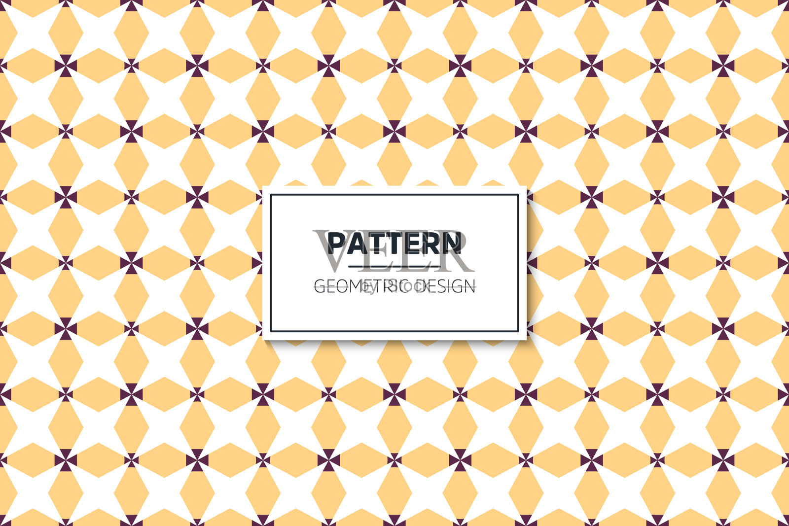 几何无缝图案搭配色彩鲜艳简约插画图片素材