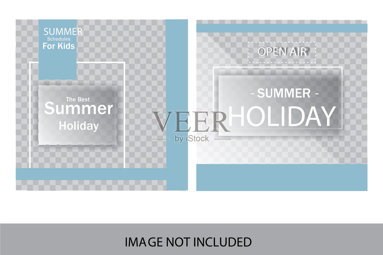 网上社交媒体上的购物帖子设计模板素材