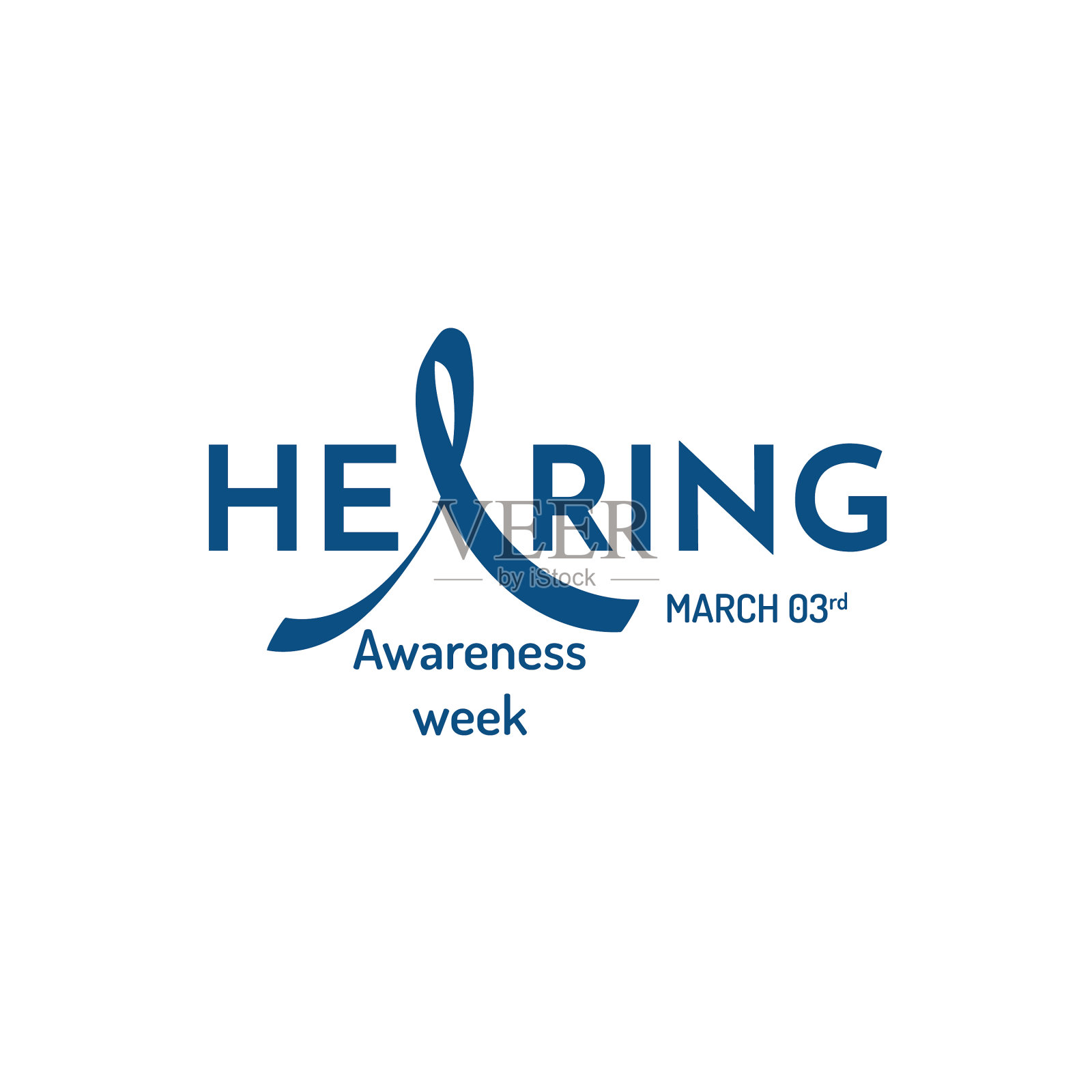 世界听力日是每年举行的活动插画图片素材