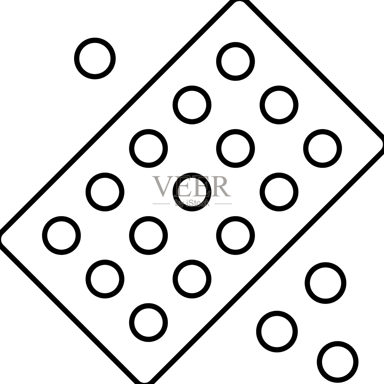 药物顺势疗法包装线图标设计元素图片