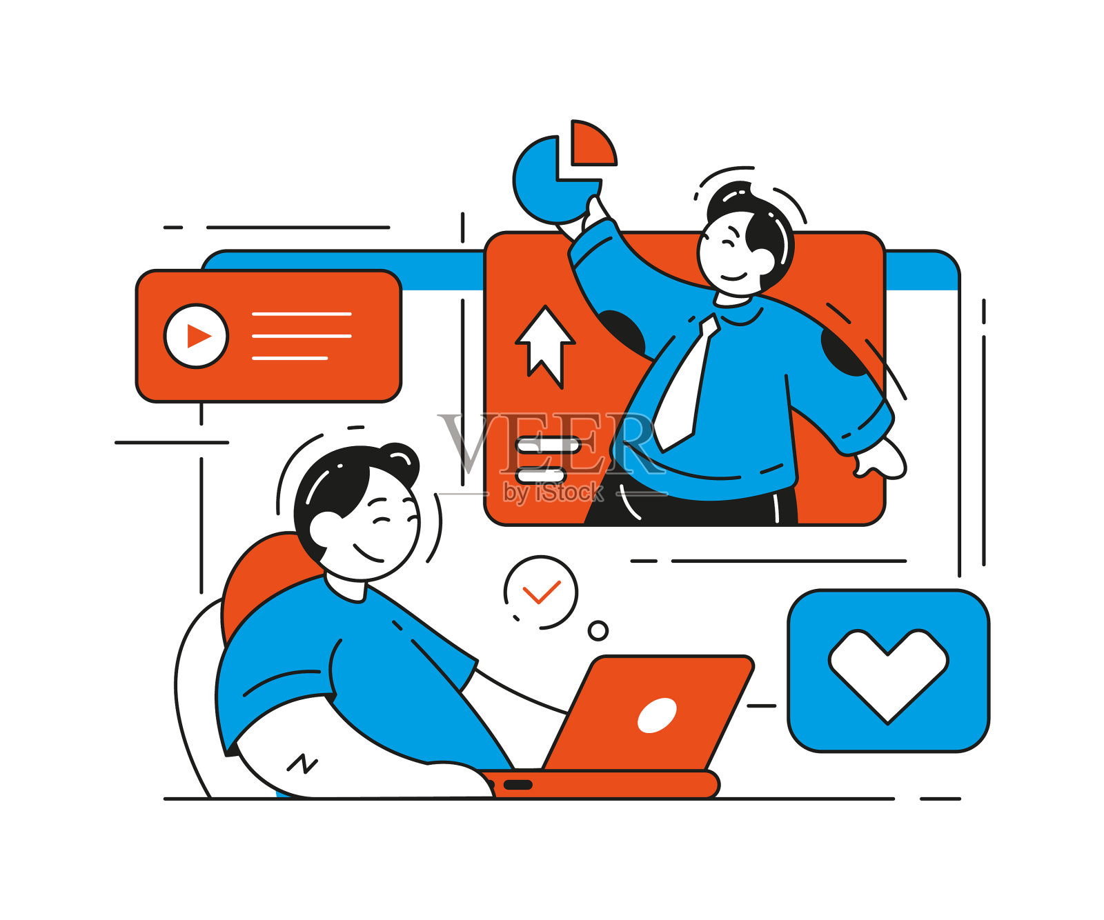 男人看在线频道，男人用笔记本电脑设计元素图片