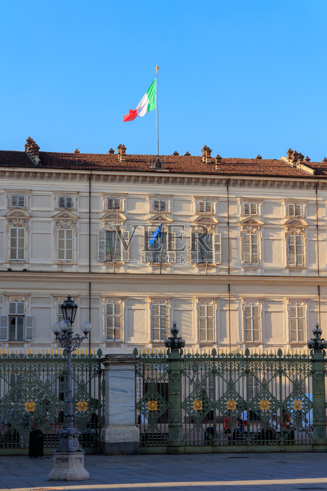 意大利都灵主要城市广场建筑细节照片摄影图片