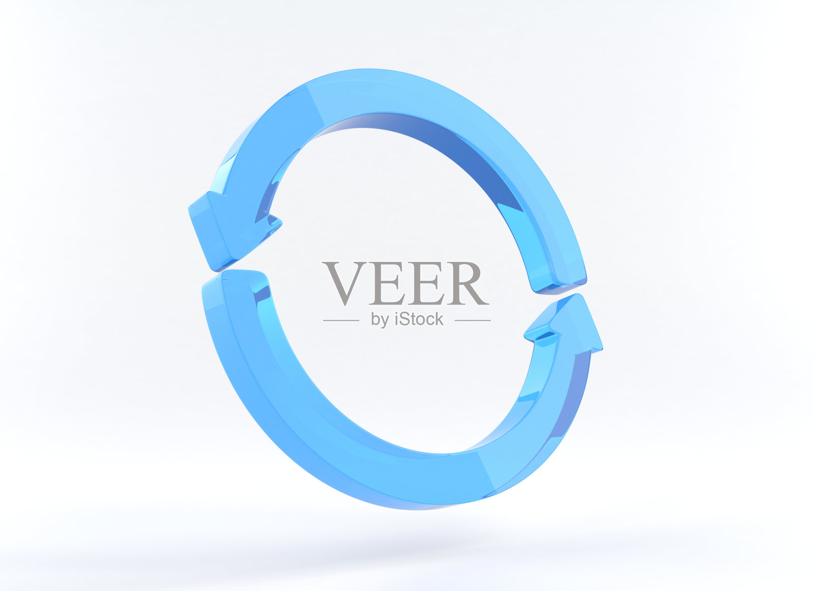 两个圆形箭头照片摄影图片