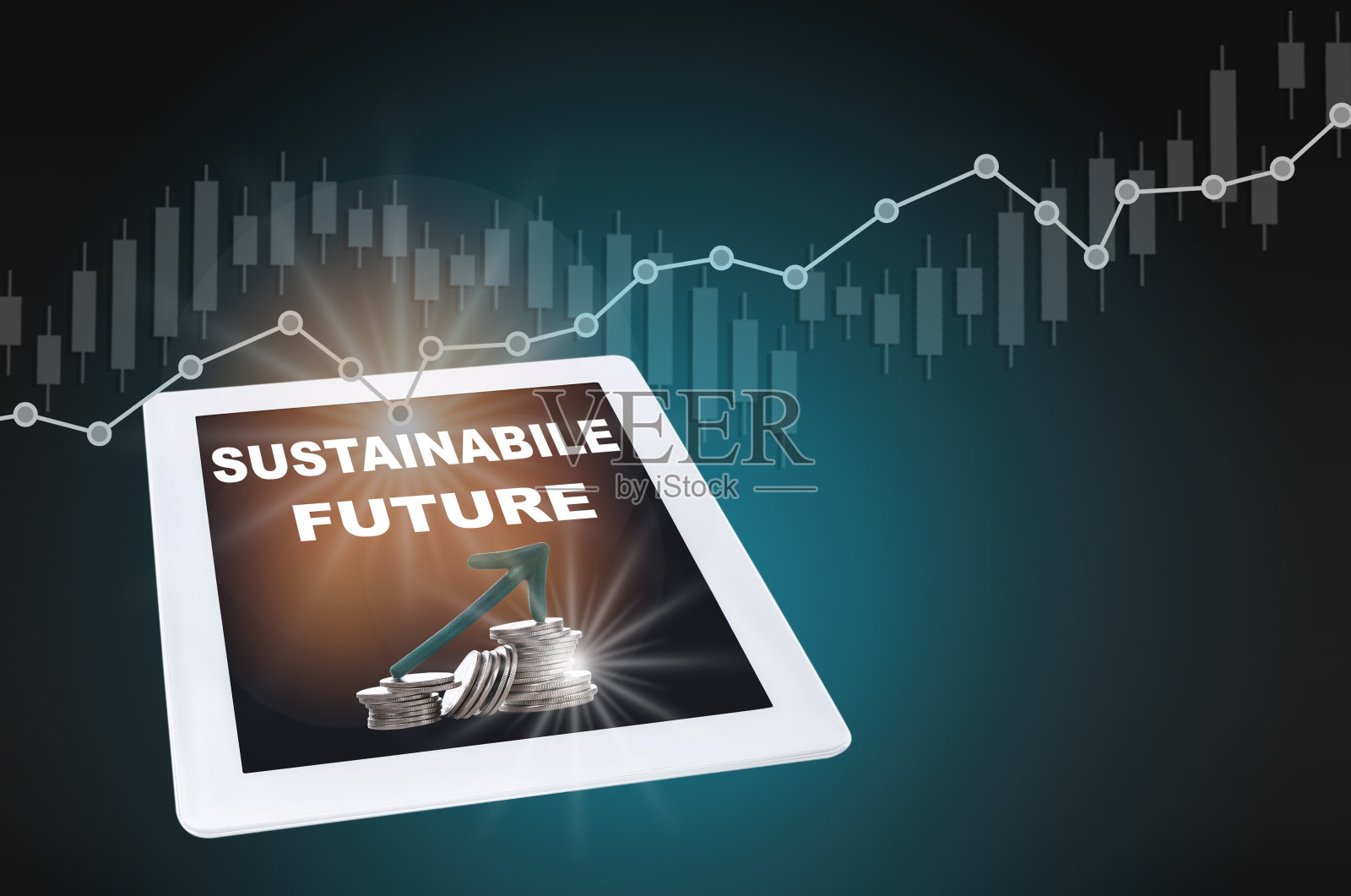 可持续发展理念和成功理念照片摄影图片