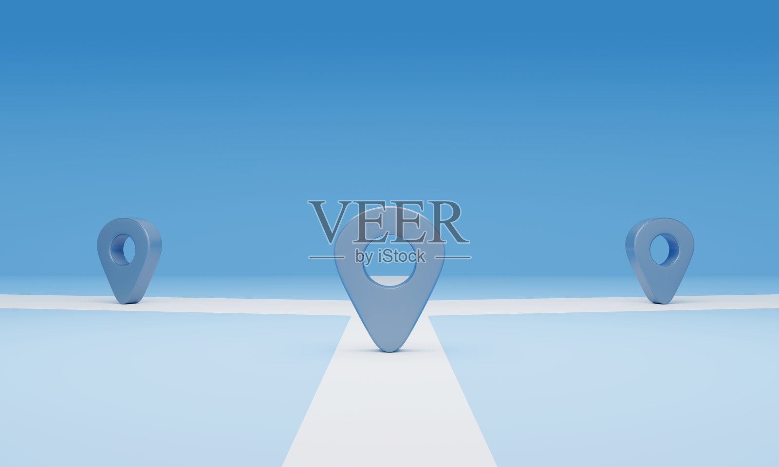 城市地图与针指针3d照片摄影图片