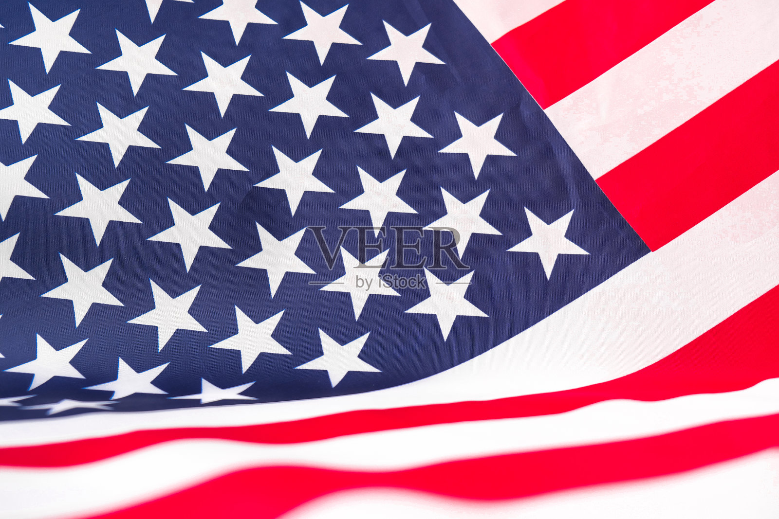 美国国旗。美利坚合众国的国旗。7月4日独立日。美国国定假日。美国。照片摄影图片