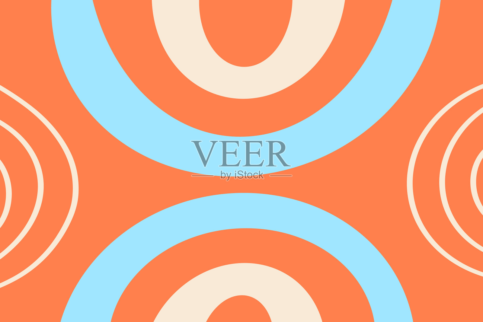 70年代复古抽象背景矢量插图插画图片素材