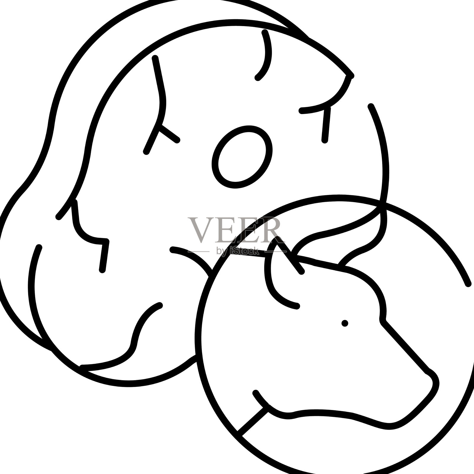 牛肉肉排图标设计元素图片