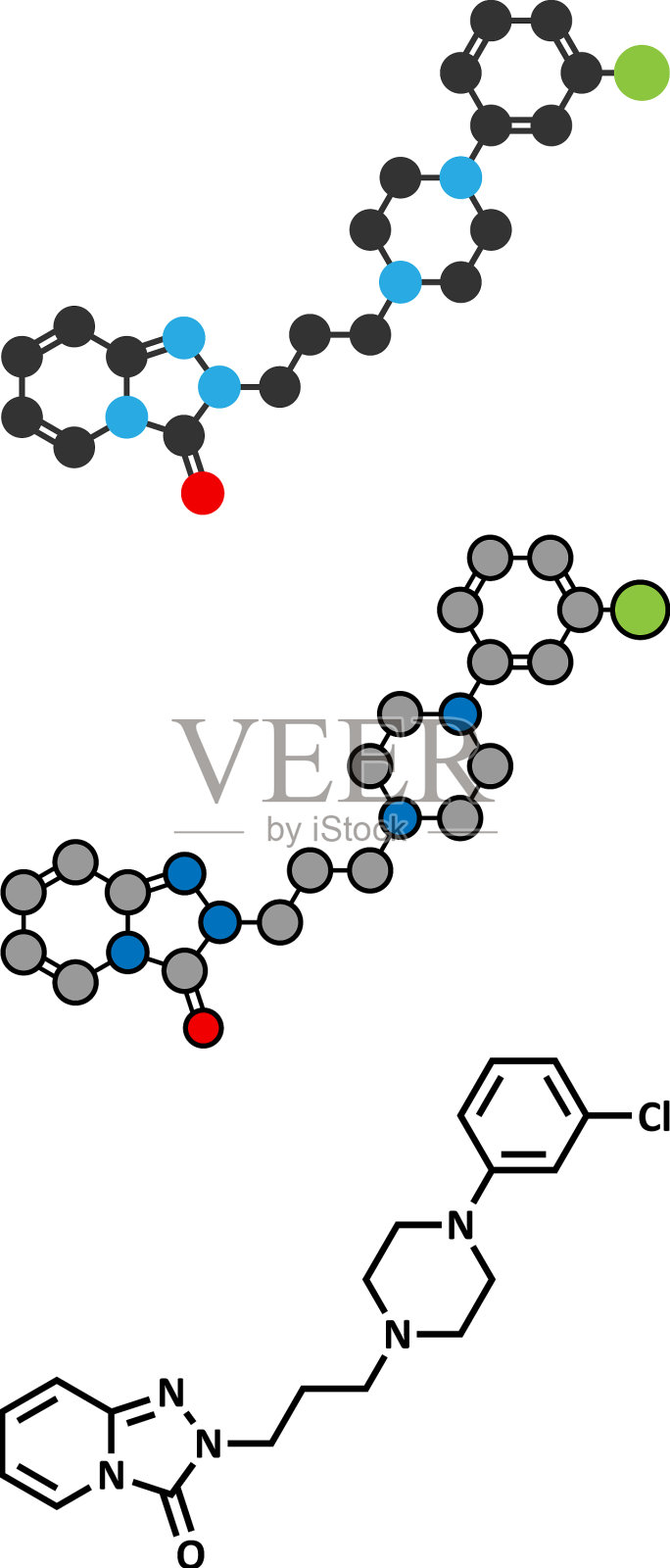曲唑酮抗抑郁，催眠，抗焦虑设计元素图片