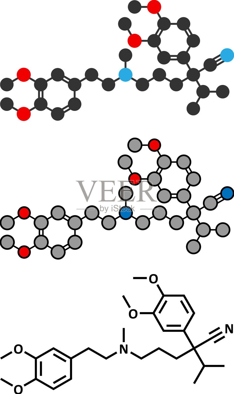 以维拉帕米钙通道阻滞剂为主插画图片素材