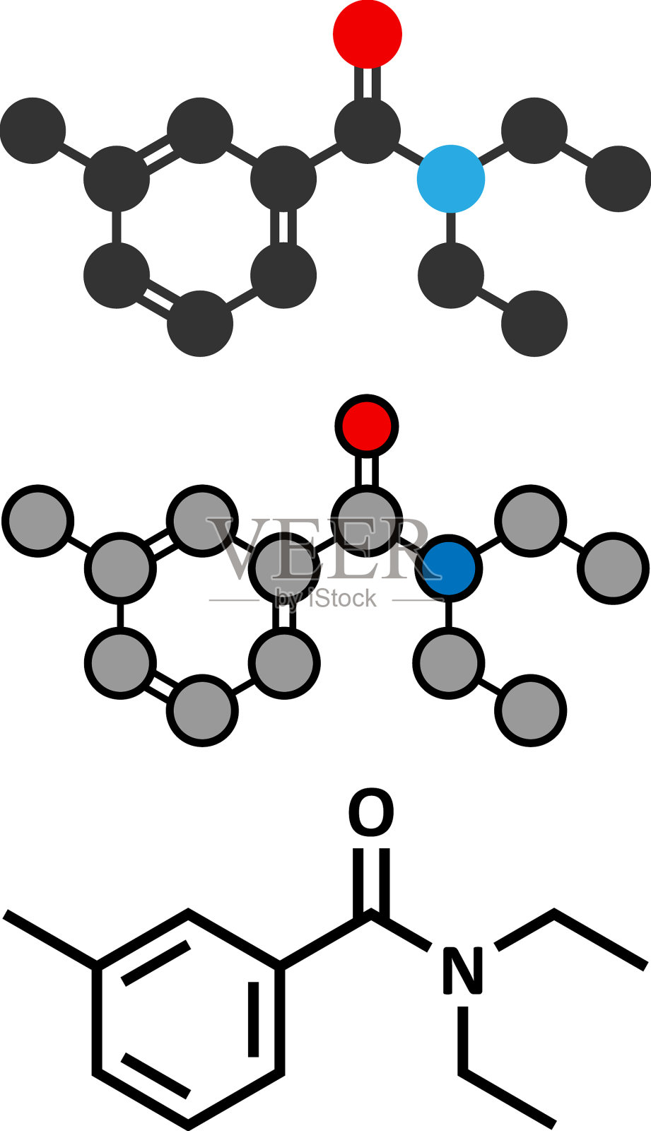 避蚊胺避蚊胺nn-diethyl-meta-toluamide插画图片素材