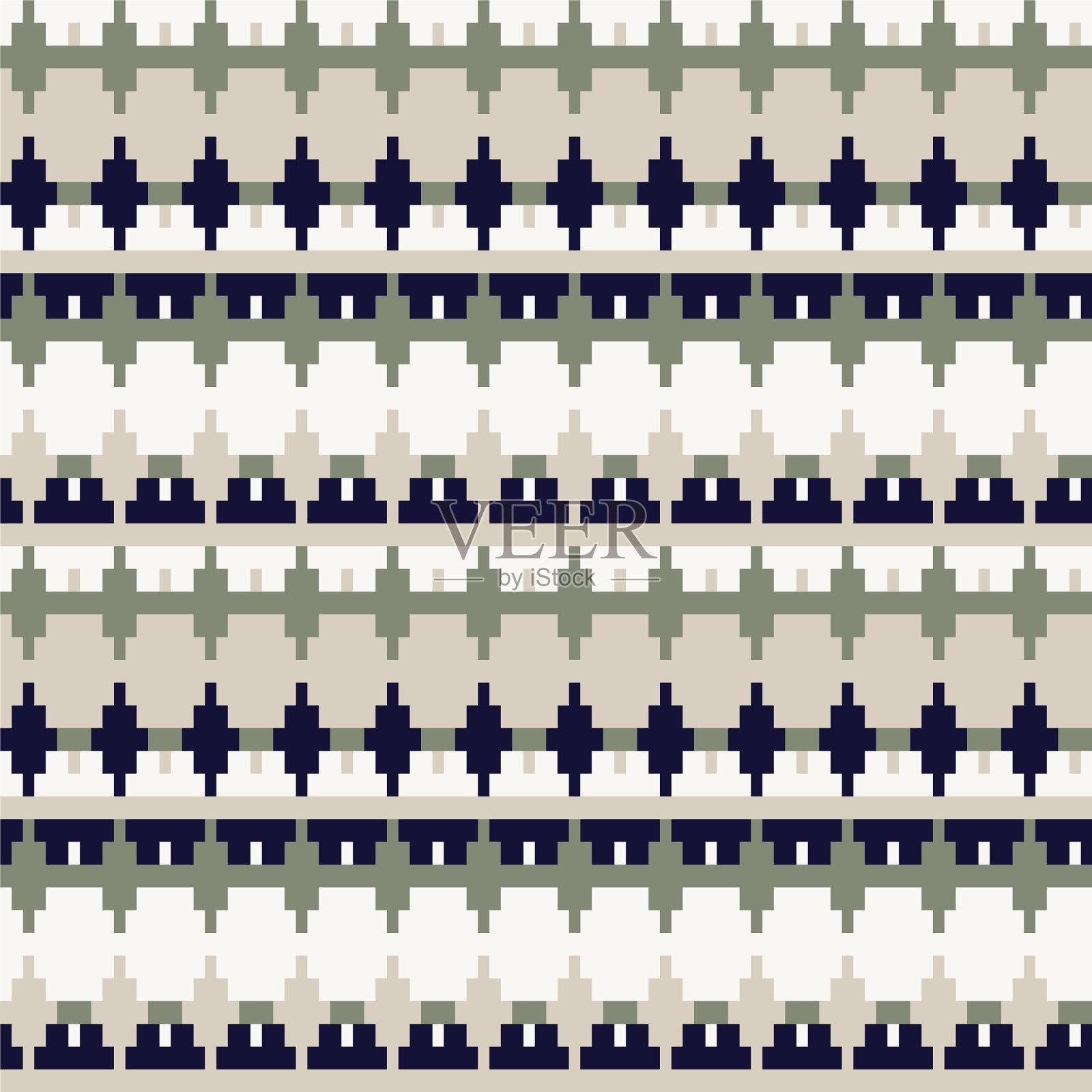 阿盖尔费尔岛无缝图案设计插画图片素材