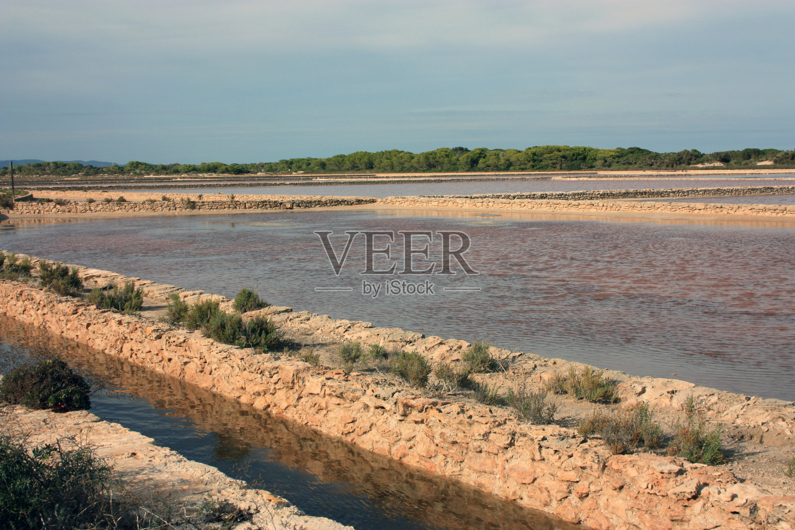 formentera盐湖的彩色美丽快照照片摄影图片
