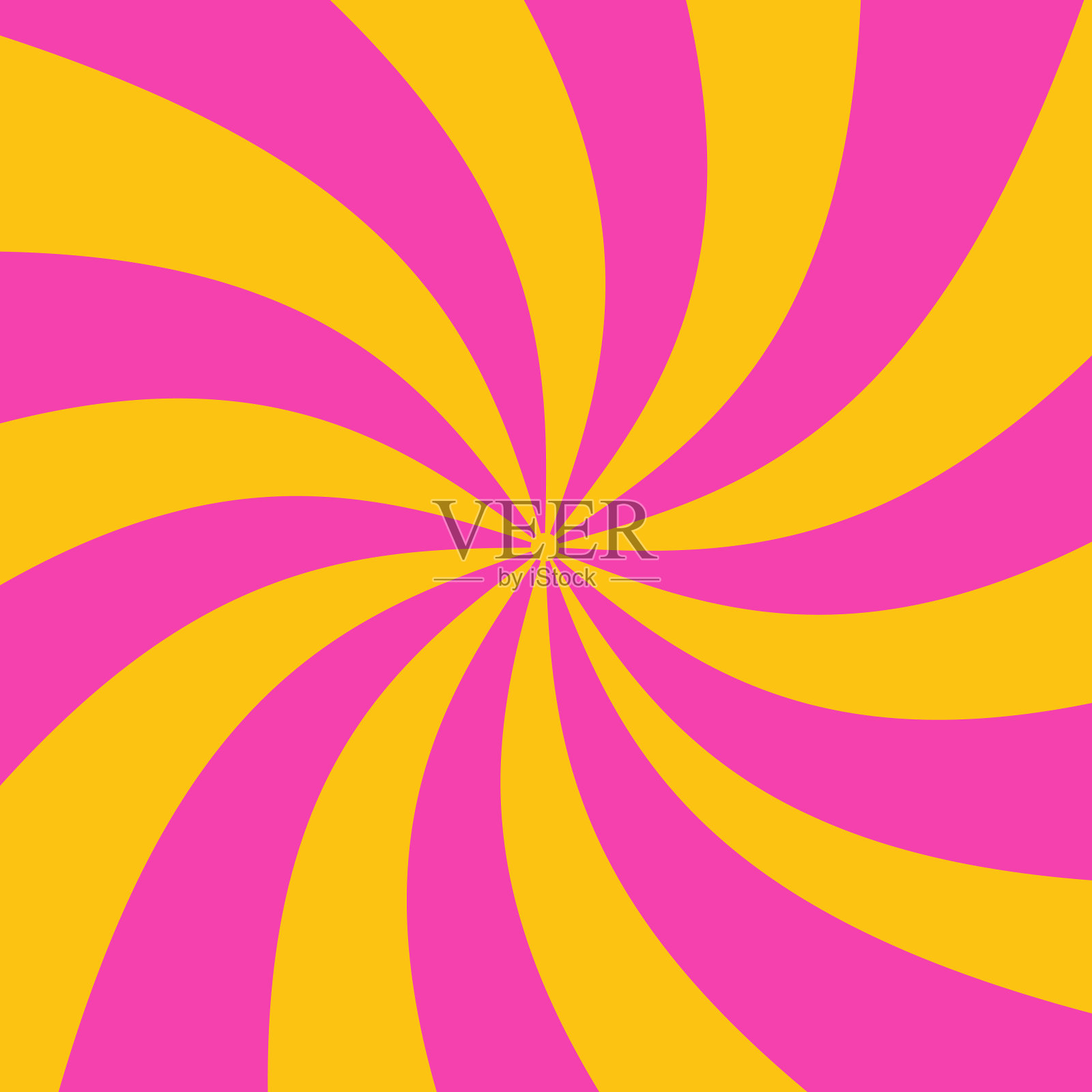 霓虹灯明亮扭曲的太阳爆发背景设计。矢量扭曲的阳光与黄色的太阳射线在粉红色的背景。太阳爆发壁纸，抽象广场复古复古旗帜模板插画图片素材