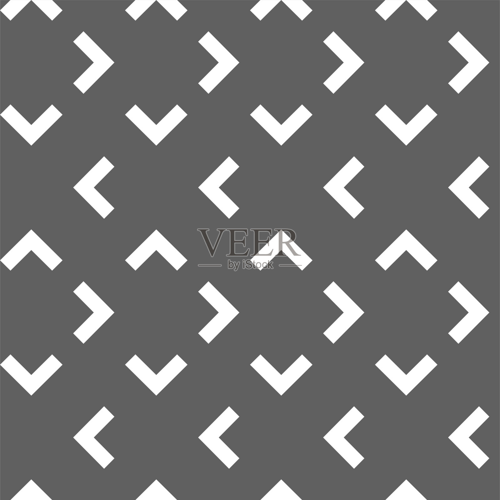 向量。灰色与白色抽象民族无缝图案。尖括号的背景。马赛克。包装纸设计，纺织印刷，网页设计，封面，广告和印刷产品。插画图片素材
