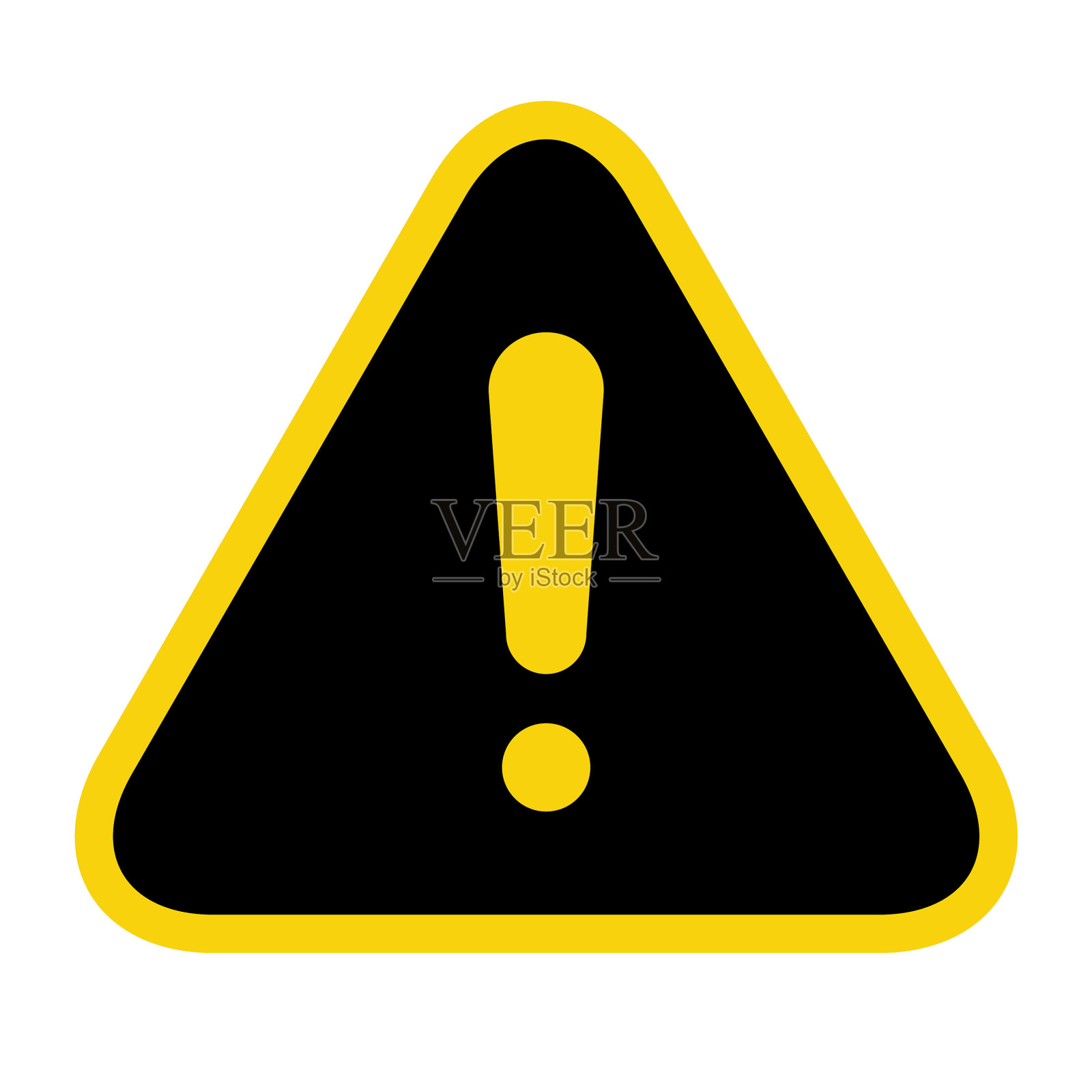 注意标志设计元素图片